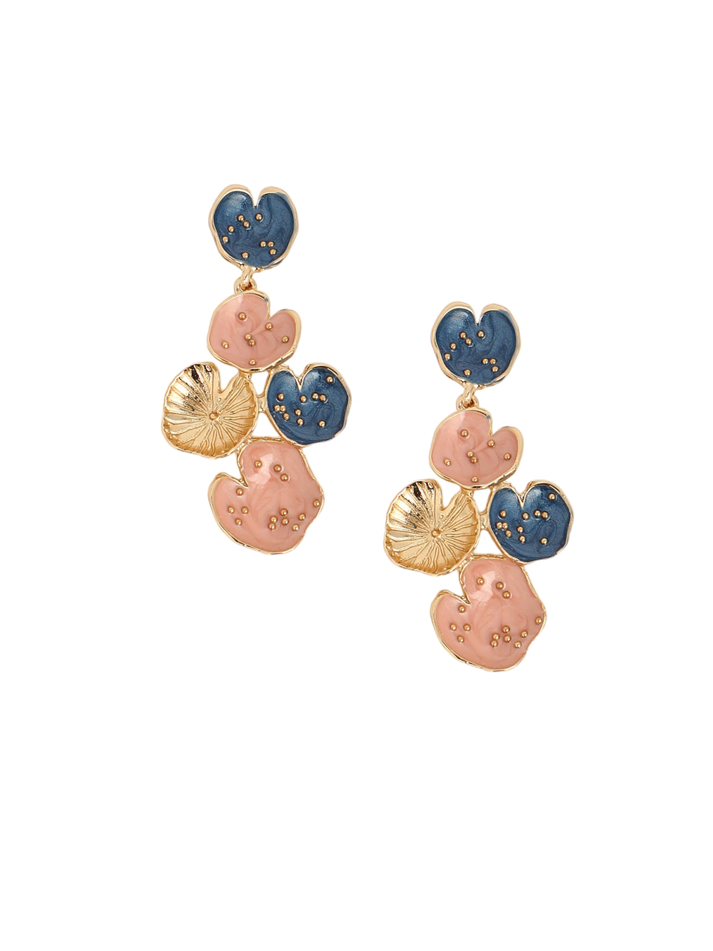 SOHI Øreringe ' Oralie ' i blandingsfarvet: forside