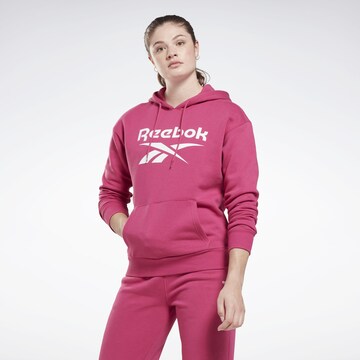 Reebok Sweatshirt in Pink: front