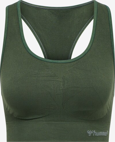 Hummel Sport-BH in grau / grün, Produktansicht