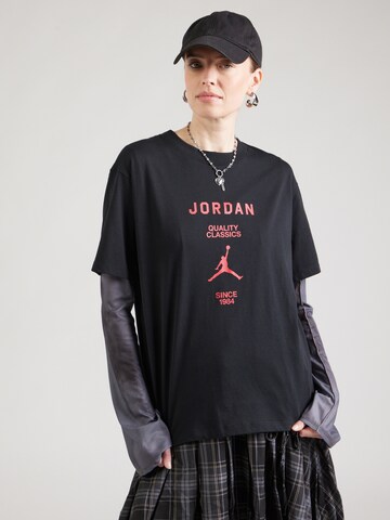 Jordan Футболка в Черный: спереди