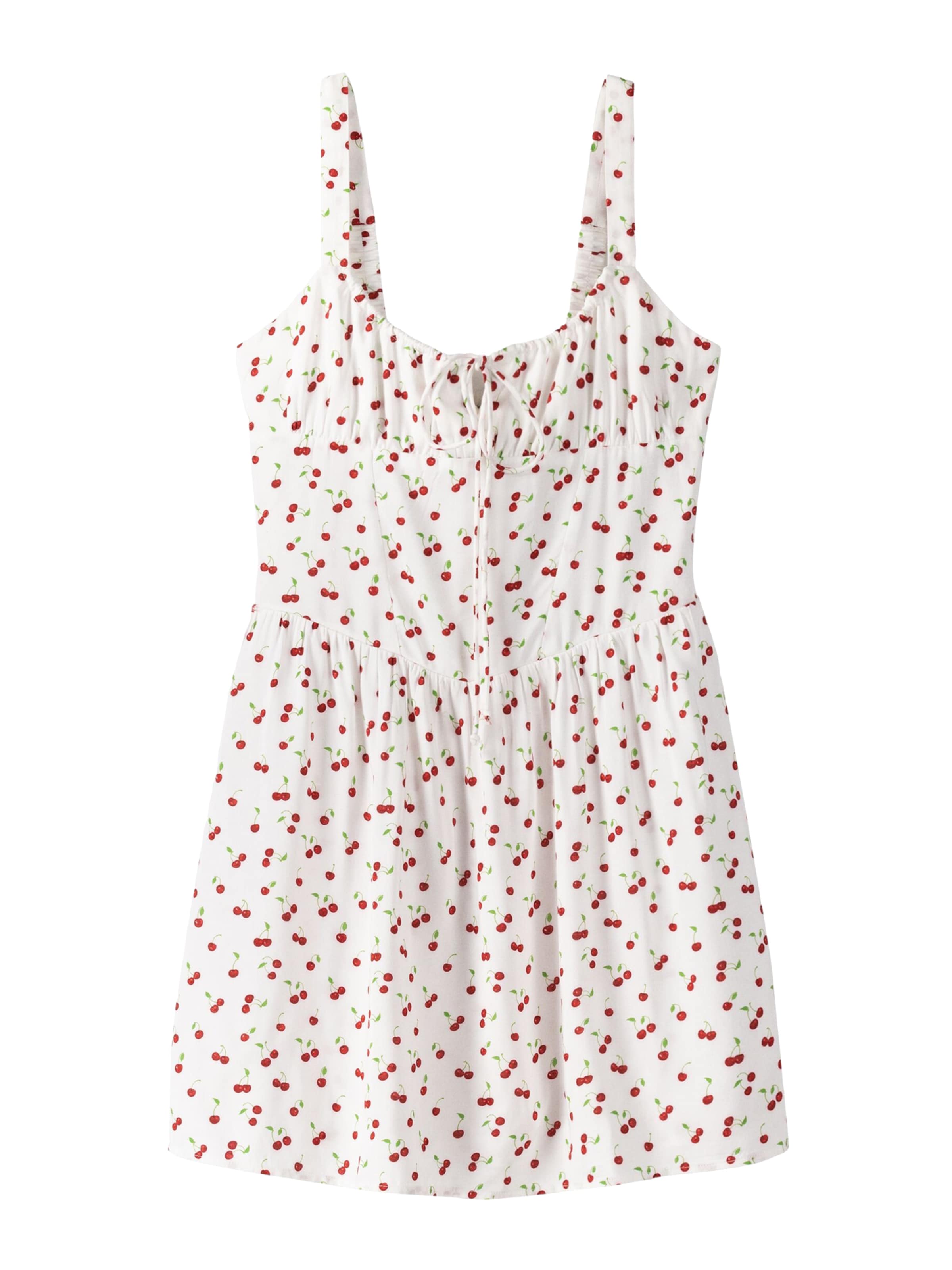 Bershka Summer dress in White: front
