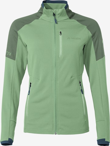 VAUDE Athletic Jacket 'Elope' in Green: front