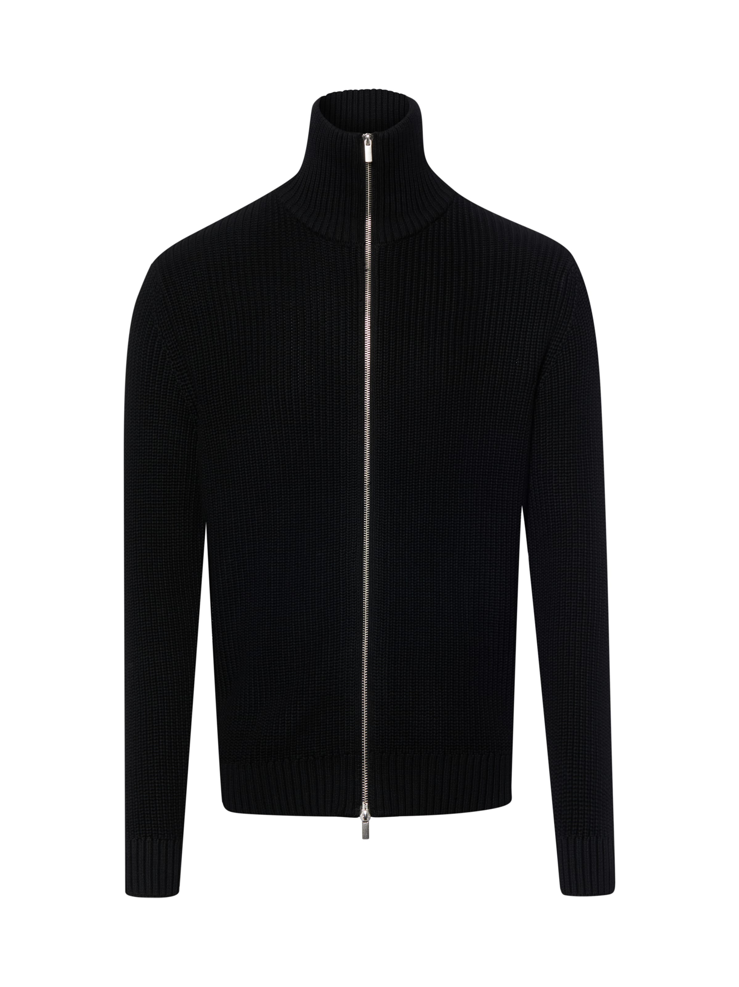 Vestes en maille Nils Sundström en noir : devant
