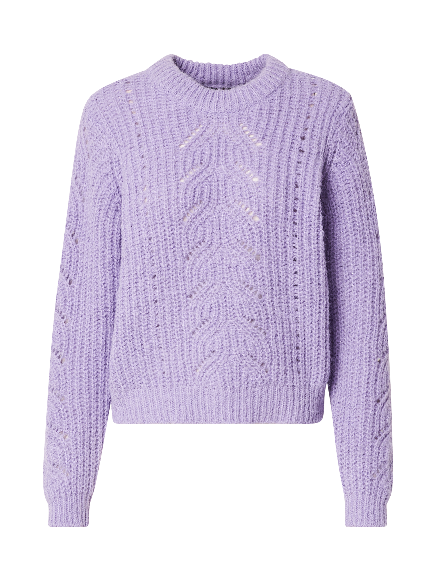 Odzież Swetry & dzianina PIECES Sweter KASSANDRA w kolorze Liliowym 
