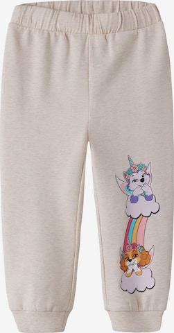 NAME IT - Tapered Pantalón en beige: frente