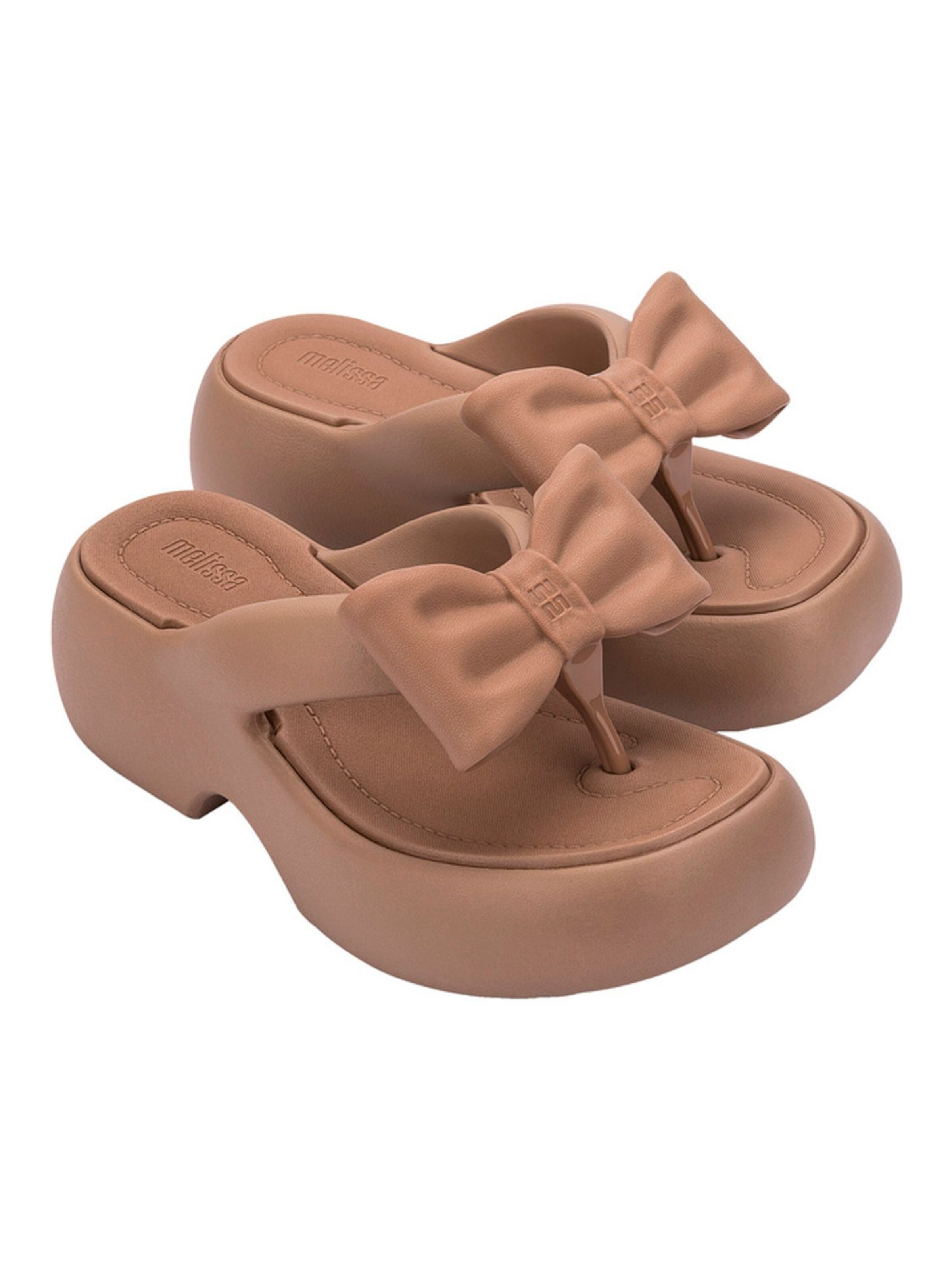 MELISSA Zehentrenner 'Free Fuzzy' in Braun