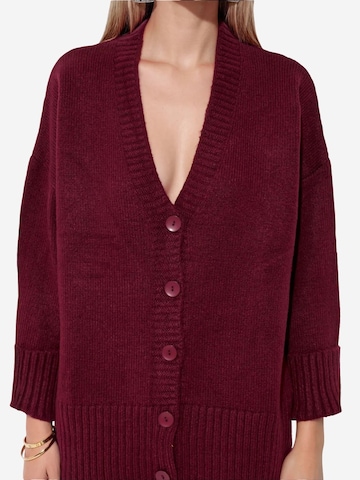 Viorna Knit cardigan 'Strickjacken' in Red