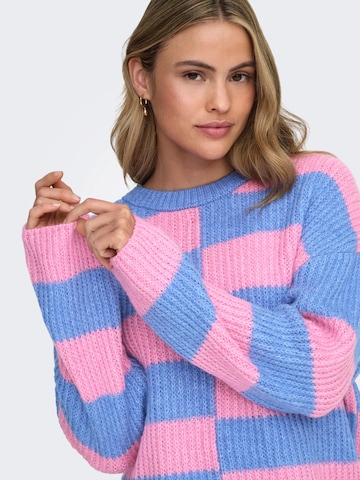 ONLY Пуловер в синьо