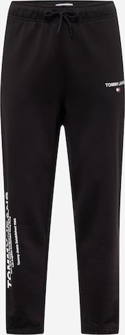 Tommy Jeans - Pantalón en negro: frente