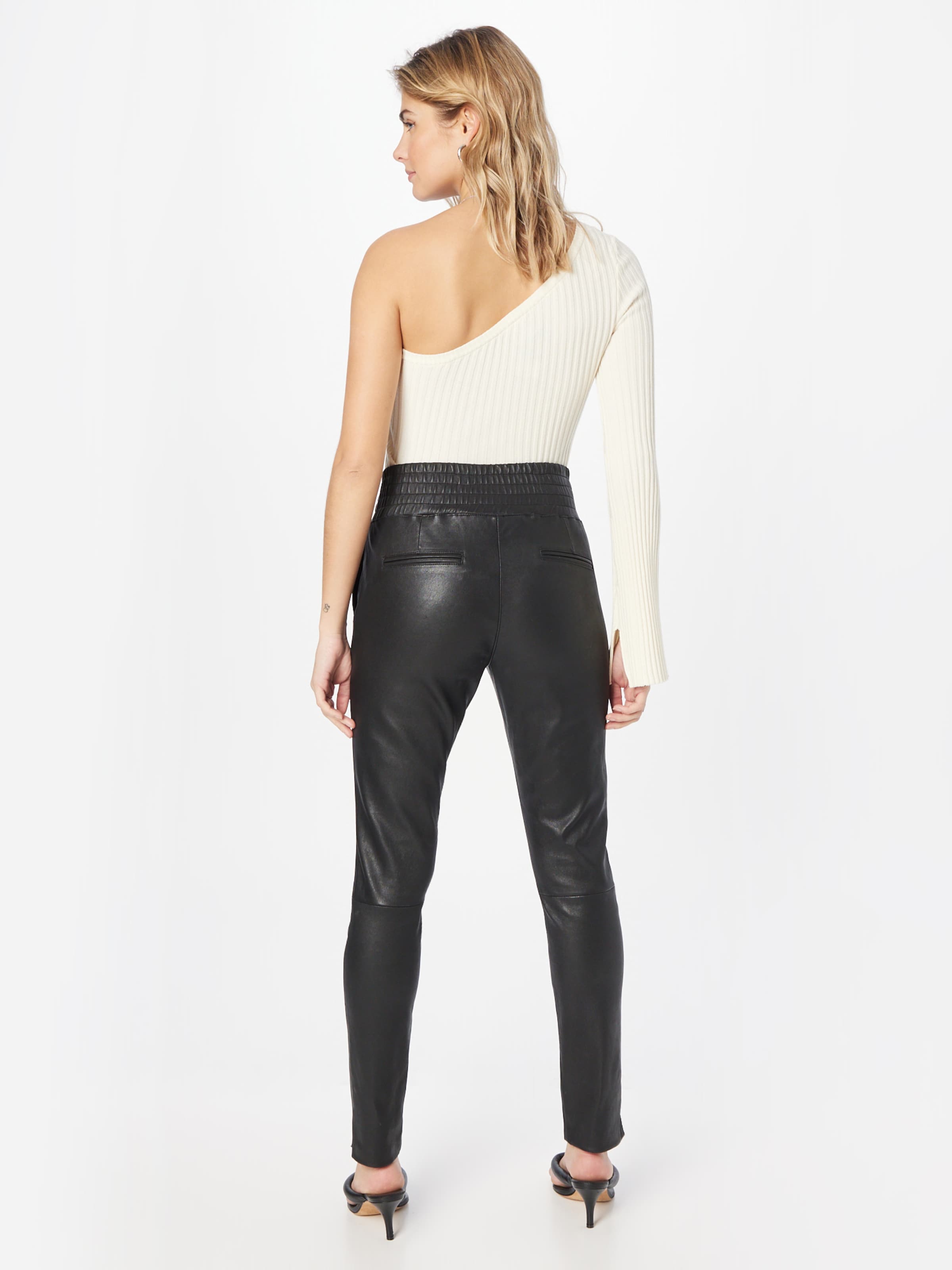 Leren broeken dames online sale