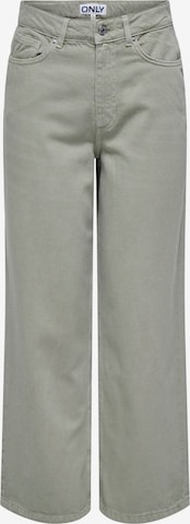 Wide Leg Jean ONLY en vert : devant