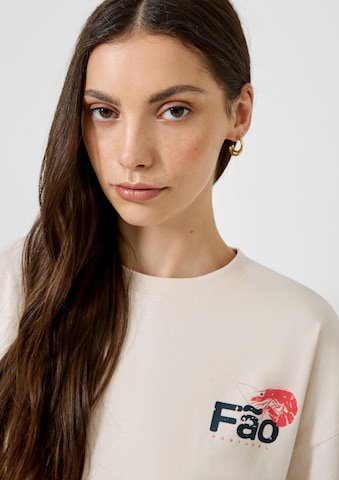 T-shirt QS en beige