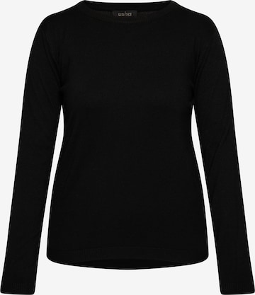 Pull-over usha BLACK LABEL en noir : devant