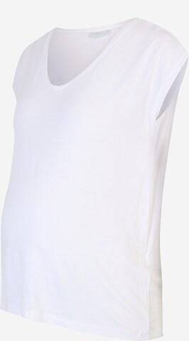 T-shirt Pieces Maternity en blanc