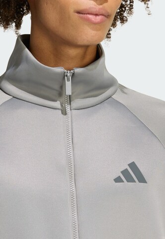 ADIDAS SPORTSWEAR - Sudadera con cremallera deportiva ' Stadium ' en gris