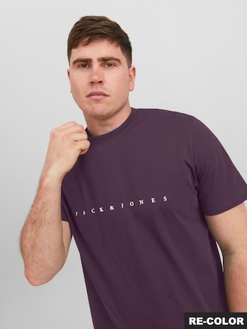Jack & Jones Plus - Camiseta en lila
