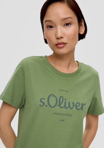 T-shirt s.Oliver en vert