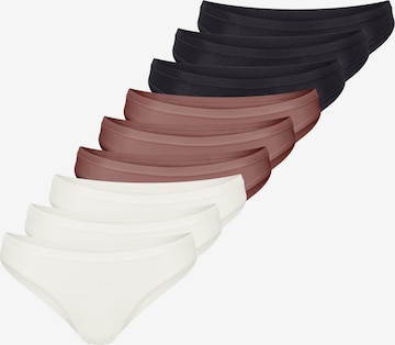 SLOGGI Slip 'GO Daily Cotton' in Brown: front