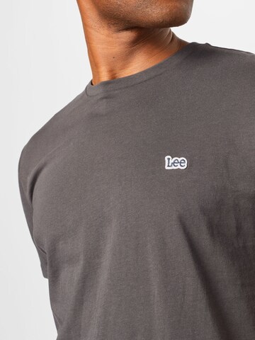 Lee Shirt 'Short sleeve patch Logo Tee' in Grijs