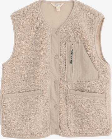 Gilet 'Penpol' di Seasalt Cornwall in beige: frontale