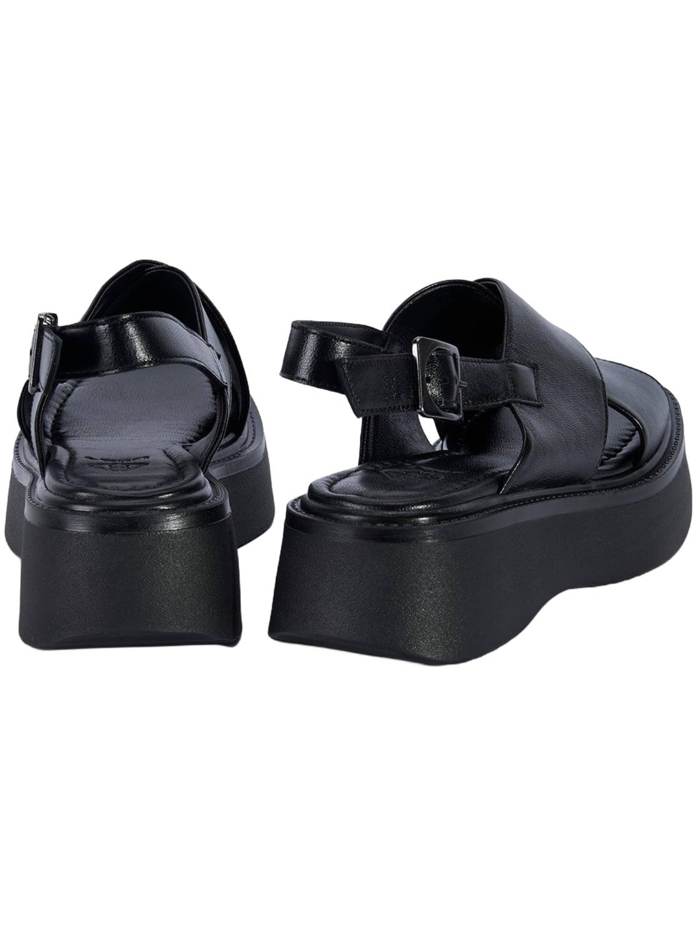 Desa Riemensandale 'Keilsandalen'‌‌‌ in Schwarz