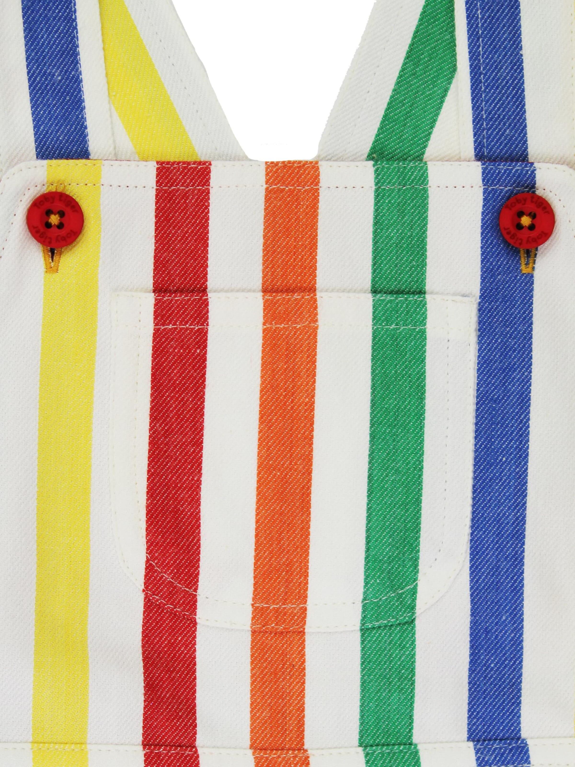 Toby Tiger Regular Overalls in White