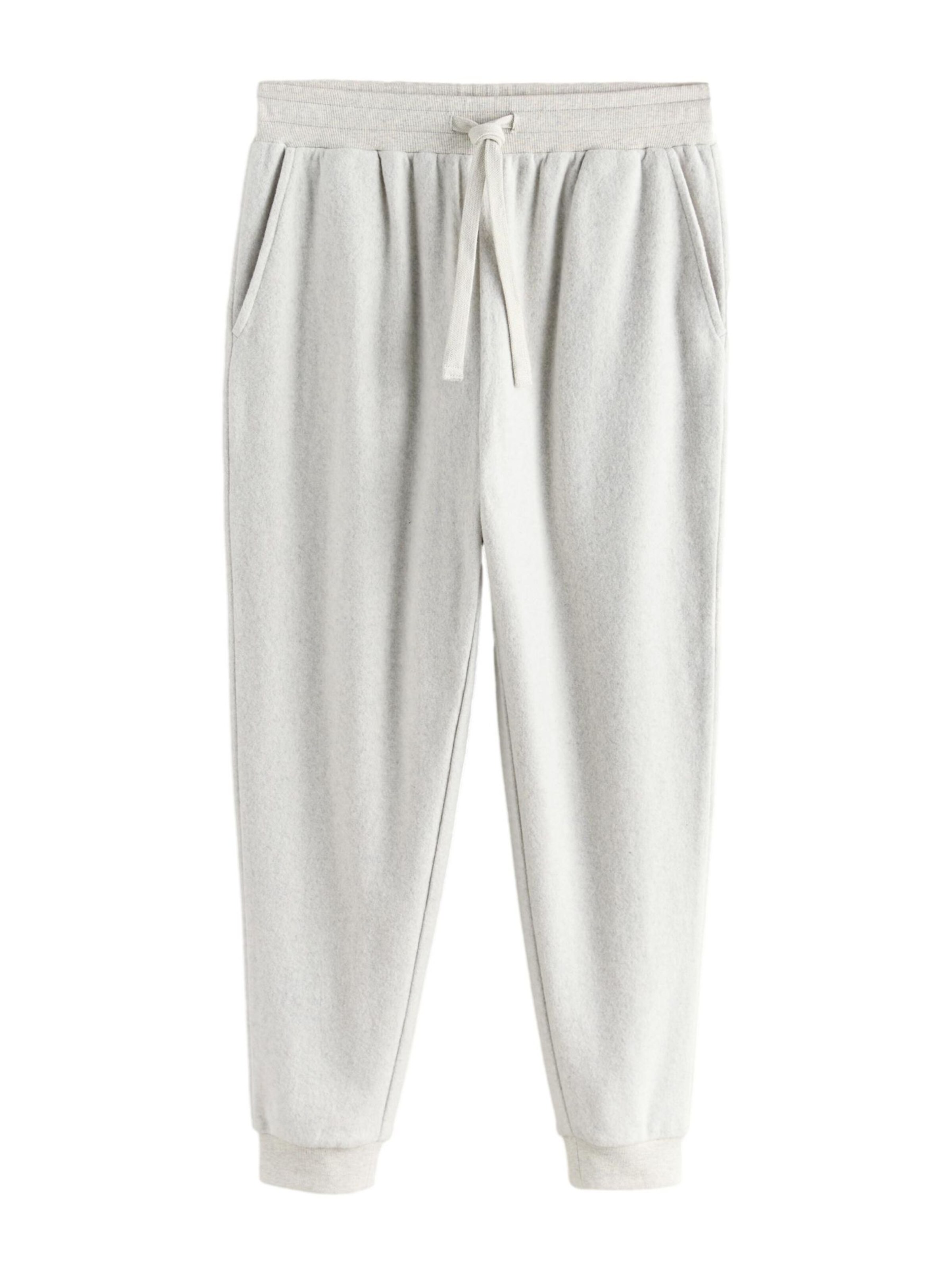 Next Regular Trousers in White: front