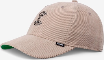 Casquette 'Lazy Cord' DJINNS en marron : devant