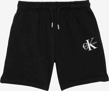 Calvin Klein Jeans Панталон в черно: отпред