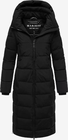 MARIKOO Wintermantel 'Lanitaa XVI' in Zwart: voorkant