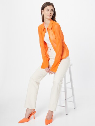 NA-KD Blouse in Orange