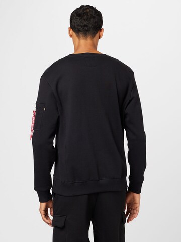 ALPHA INDUSTRIES Sweatshirt in Schwarz