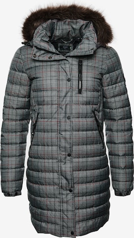 Superdry Wintermantel 'Fuji' in Grijs: voorkant