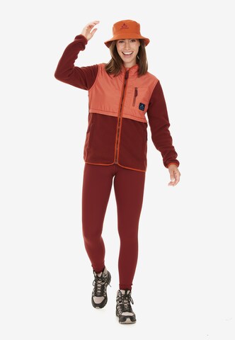 Whistler Functionele fleece jas 'Oak' in Rood