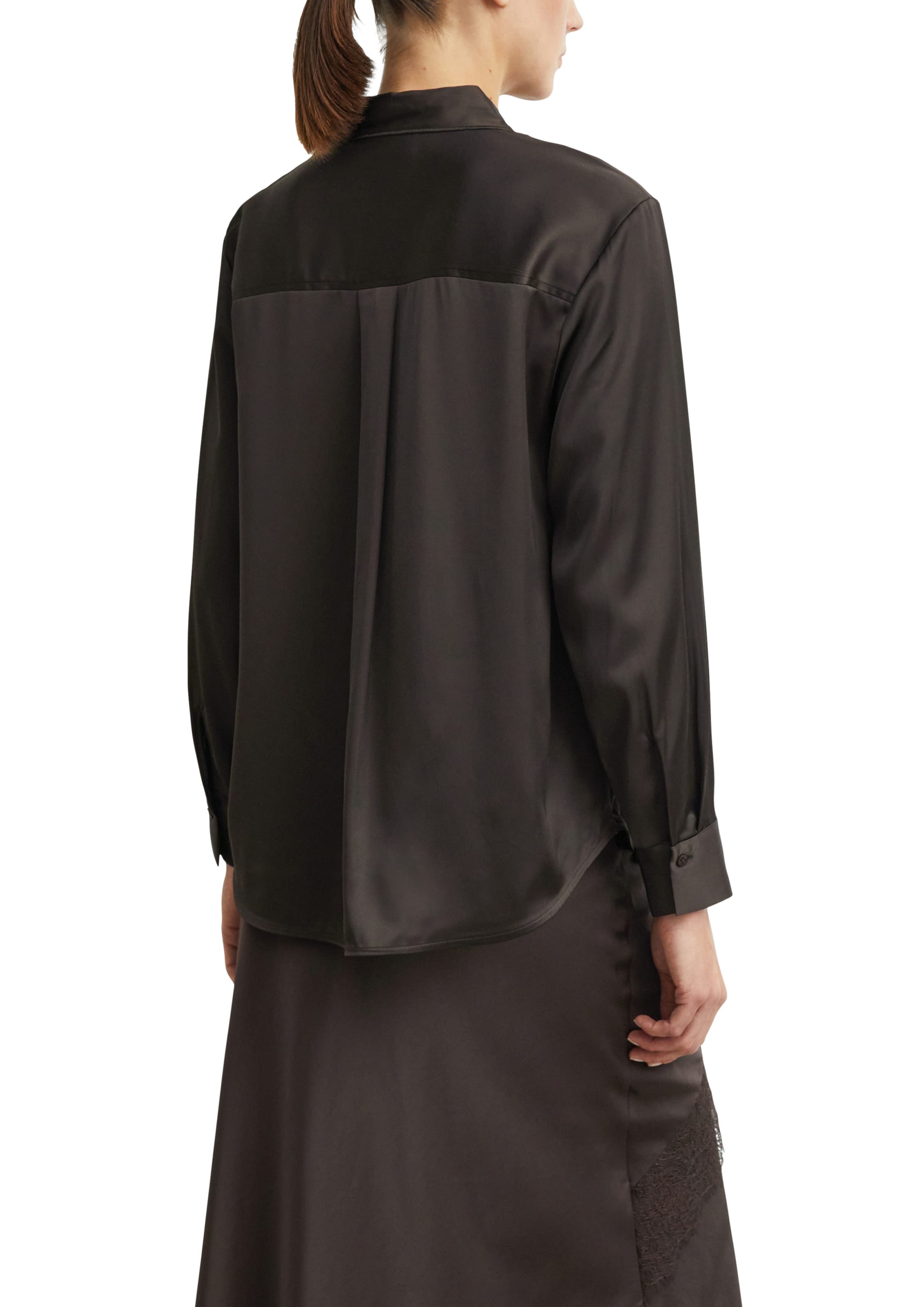 COMMA Bluse in Braun