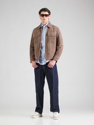 Michael Kors - Ajuste estrecho Camisa en azul