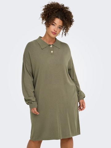 Robes en maille 'CARFIONA' ONLY Carmakoma en vert : devant