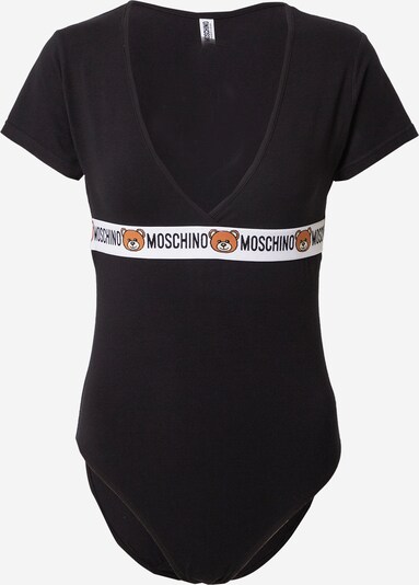 Moschino Underwear Bodi pruun / must / valge, Tootevaade