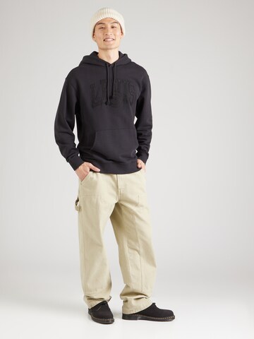 LEVI'S ® Regular Fit Sweatshirt in Schwarz
