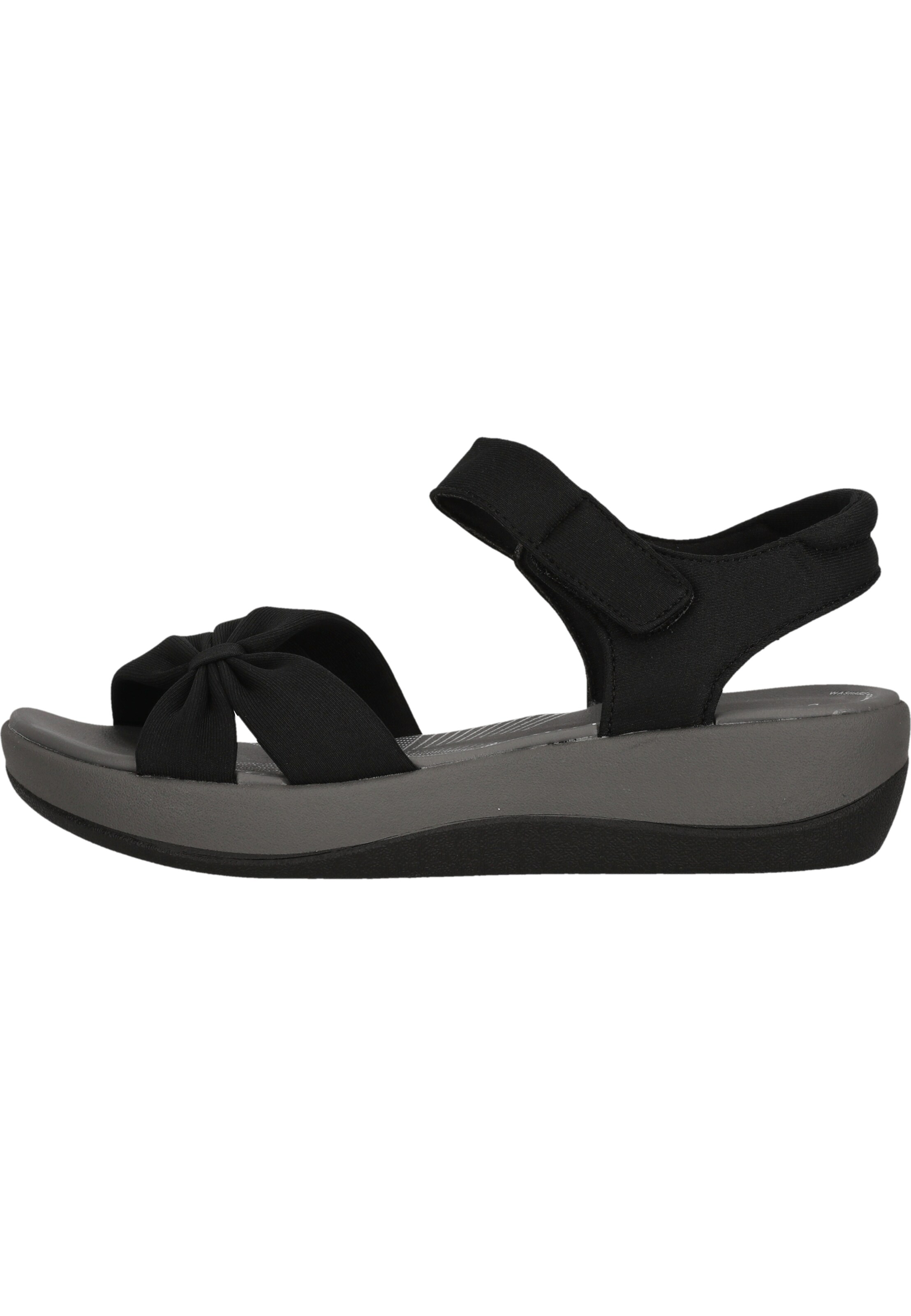 CLARKS Sandale 'Arla Shore' in Schwarz