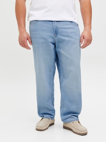 Jack & Jones Plus Loosefit Jeans 'JJIChris JJOrignial' i blå: forside