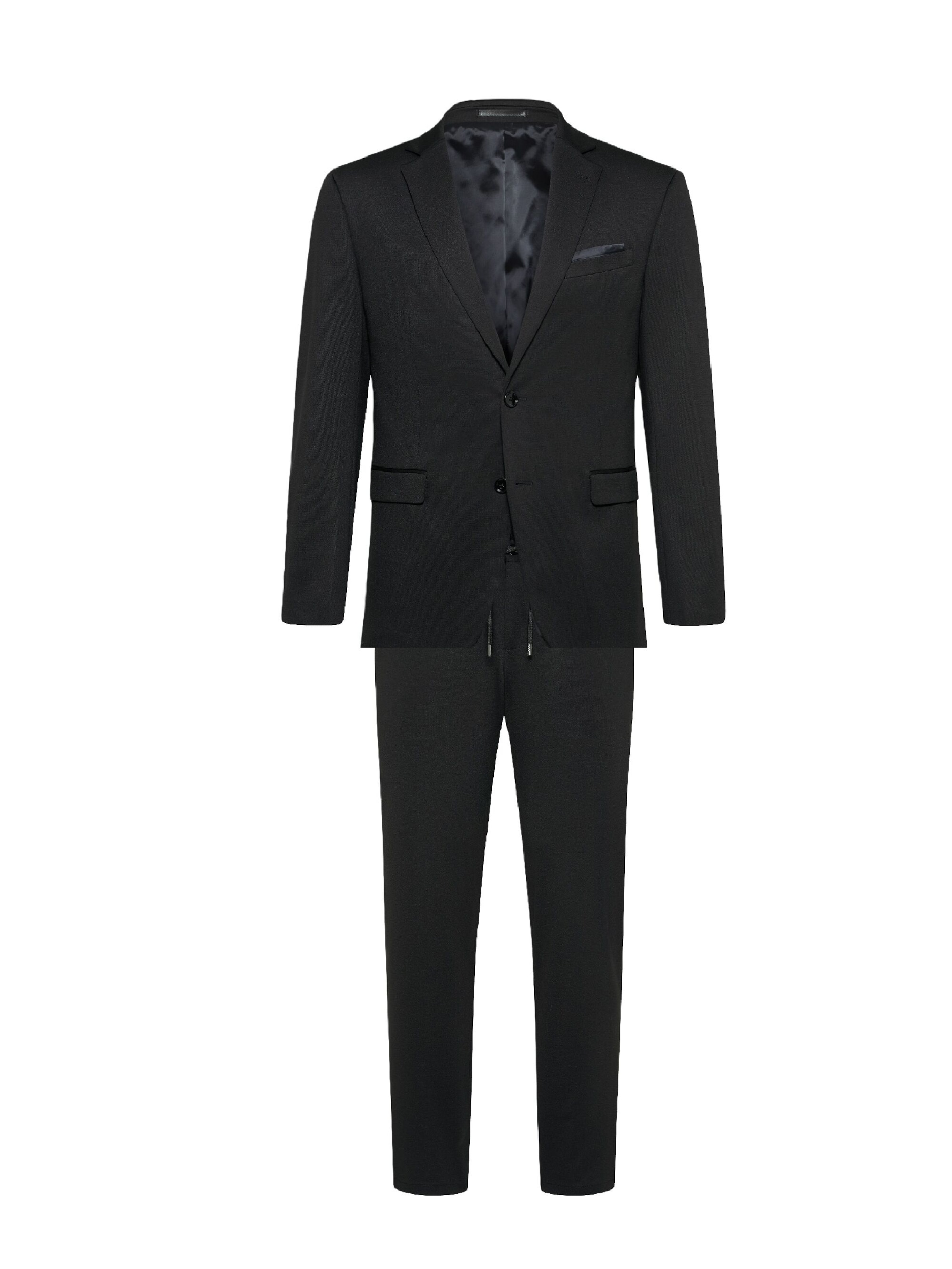 Thomas Goodwin Regular Suit in Black: front