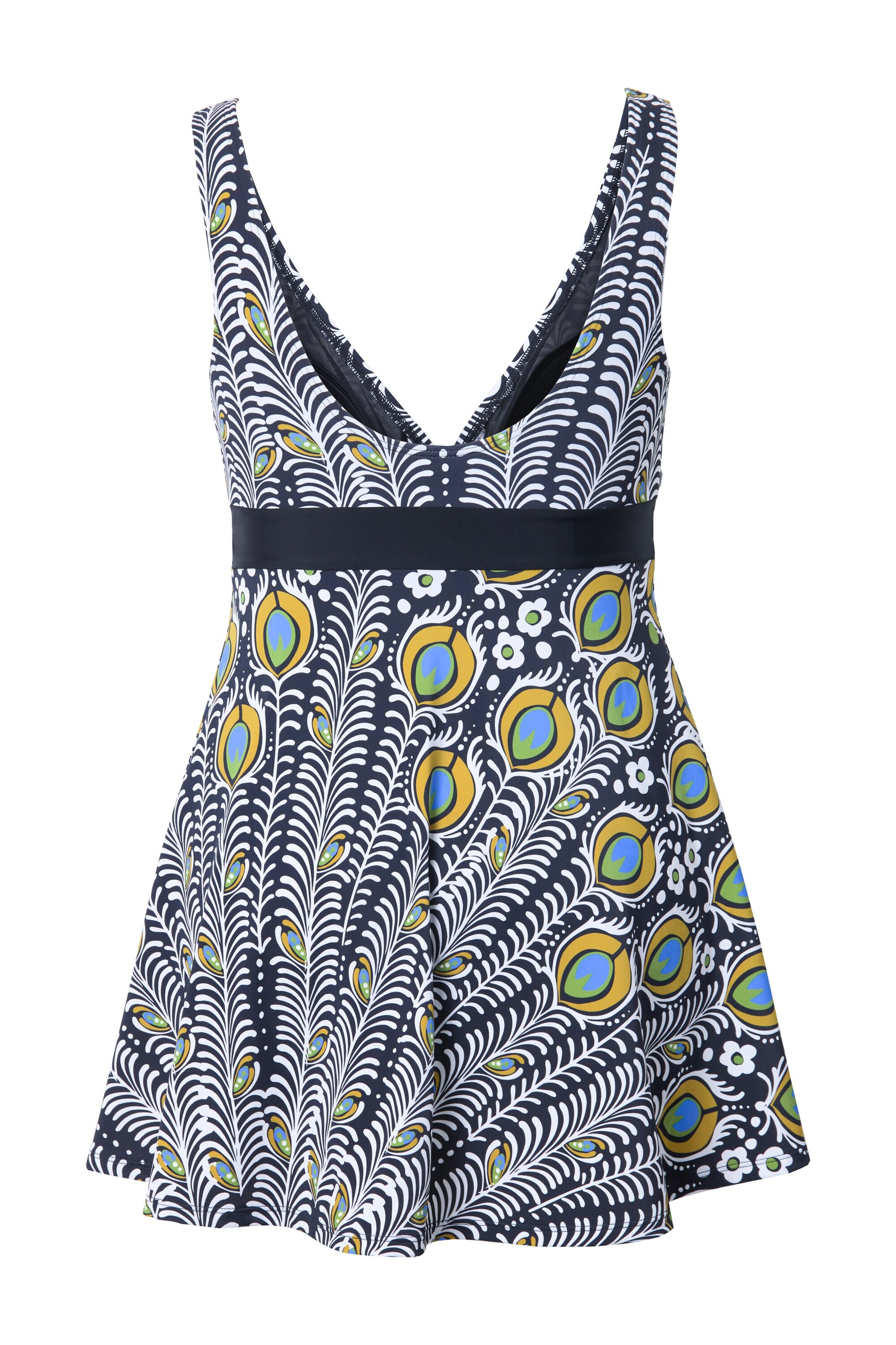 Ulla Popken Badeanzug in Schwarz