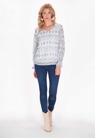 usha FESTIVAL - Blusa 'Fashion Look' em azul