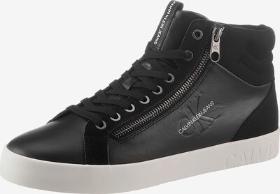 Sneaker înalt Calvin Klein pe negru / alb, Vizualizare produs