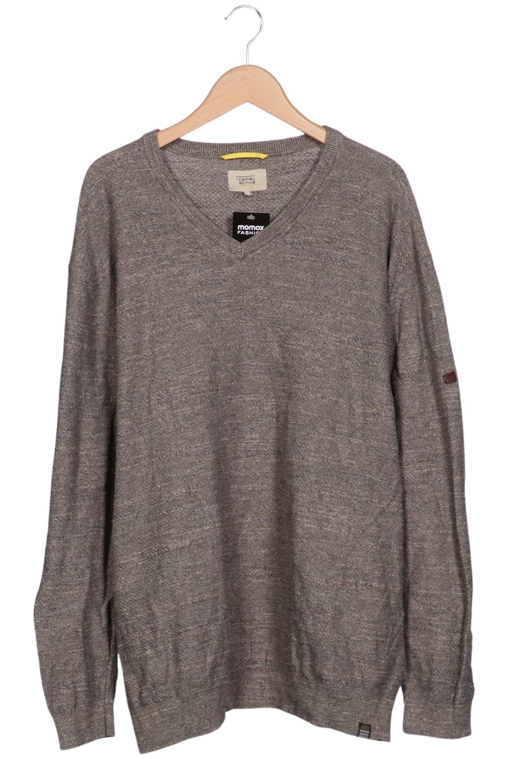 CAMEL ACTIVE Sweater & Cardigan in XXXL in Grey: front