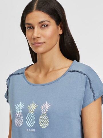 VIVANCE Korte pyjama 'Pineapple' in Blauw