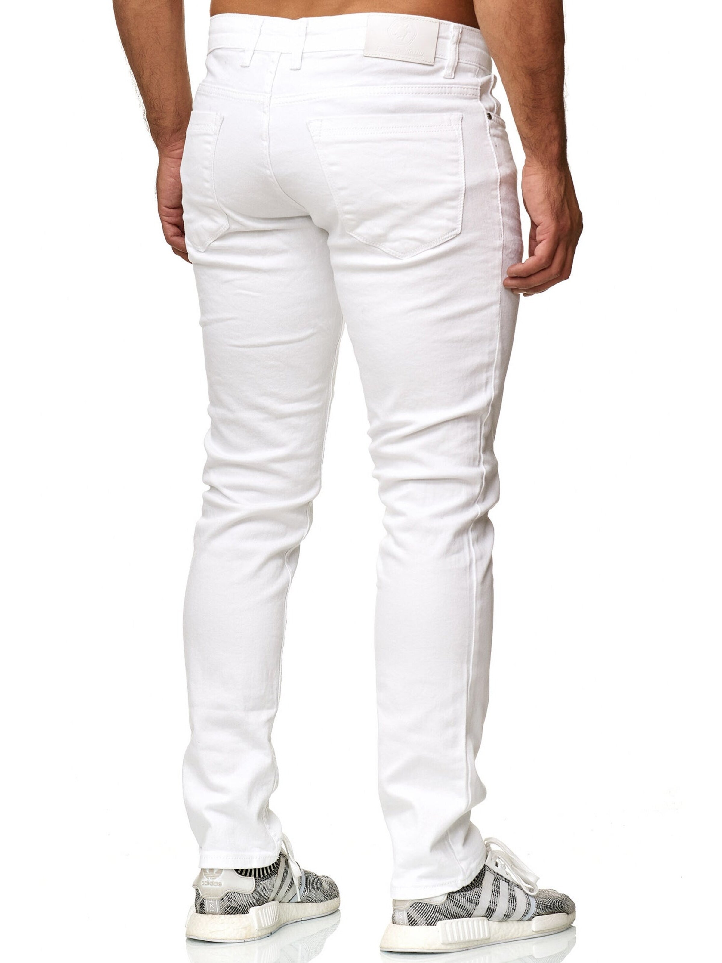 Coupe slim Jean '16533' Tazzio en blanc