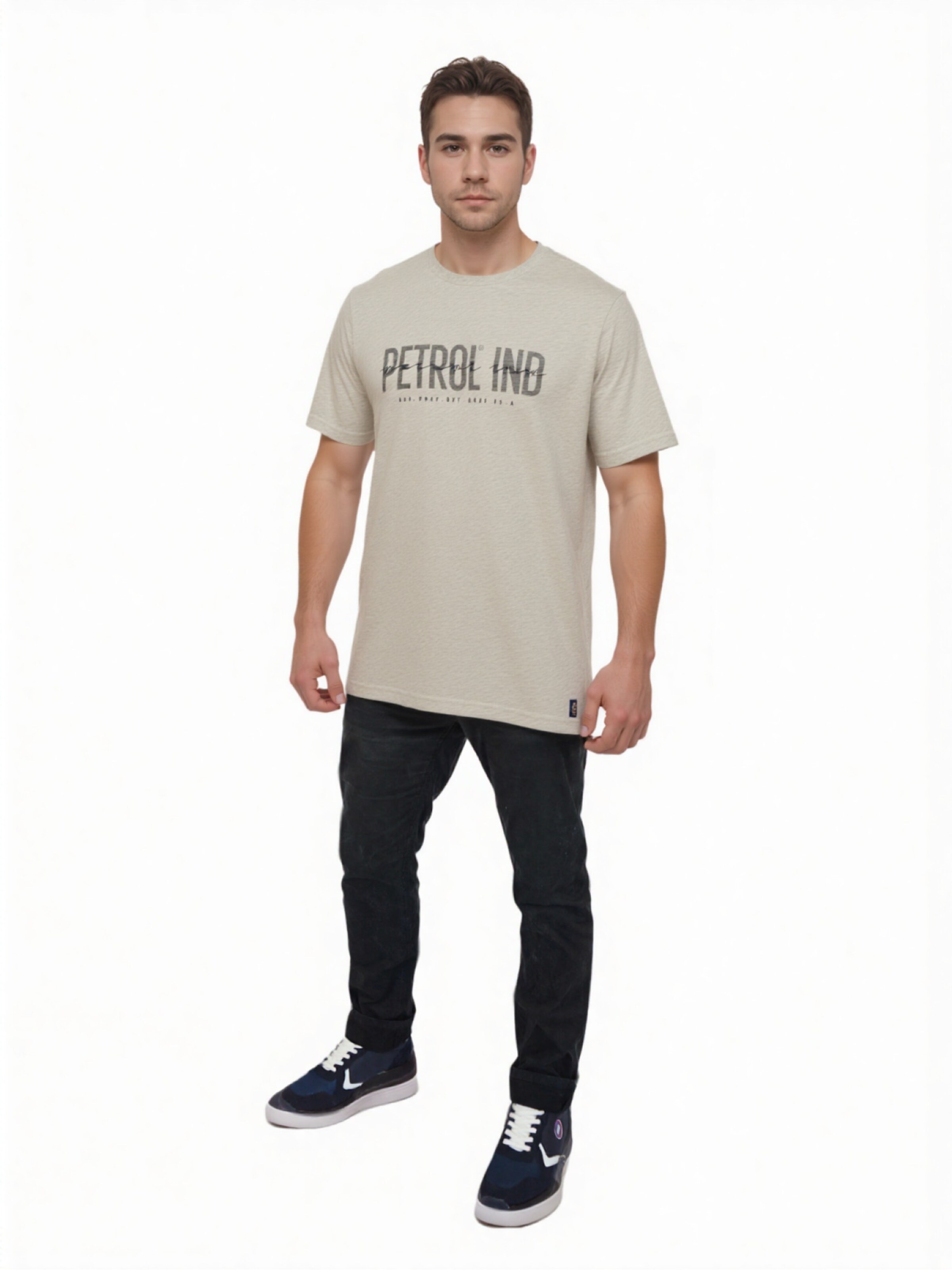 T-Shirt Petrol Industries en gris