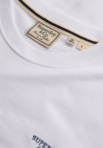 T-Shirt 'Essential' Superdry & Co en blanc